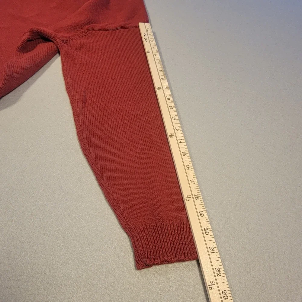 Pendleton Sweater Men's Large Rust Red 100%‎ Cotton Crewneck Heritage Americana